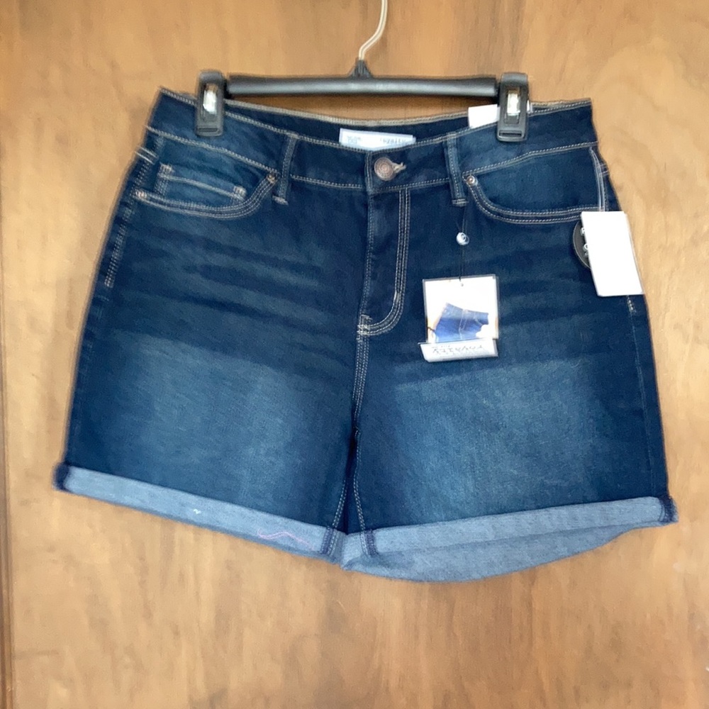 Relist6/27❌high rise cuffed jean short stretch perfect tummy control - Picture 5 of 13
